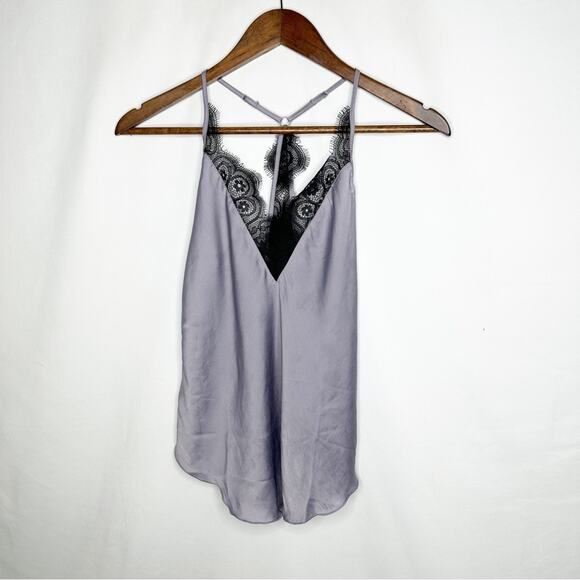 FREE PEOPLE Intimately Starlight Cami Silver Mauve NWT in XS - Picture 2 of 6